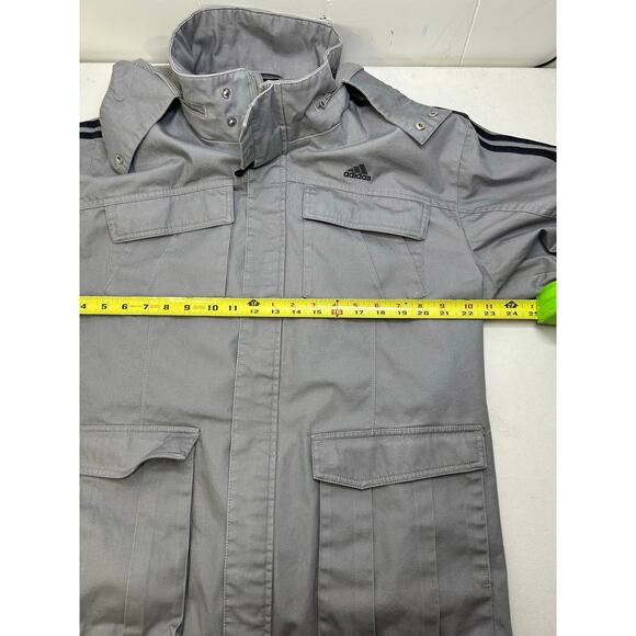 Adidas Gray Mod Oasis Style Coat. Size XL - Picture 4 of 6